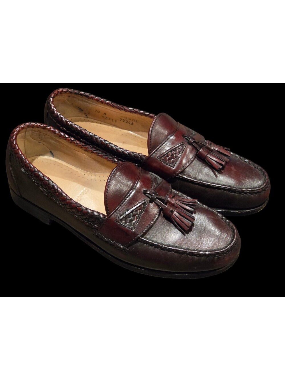 Allen Edmonds Maxfield Men's Dress Shoes Tassel Loafers 10 A